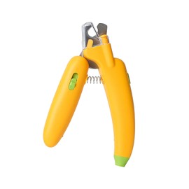 KUSIDI LED Pet Nail Clippers,Upgrade Cat Nail Clipper with Light,Cat Claw Trimmer Nail Clippers for Dogs,Safety Guard, Avoid Over-Cutting (Yellow)