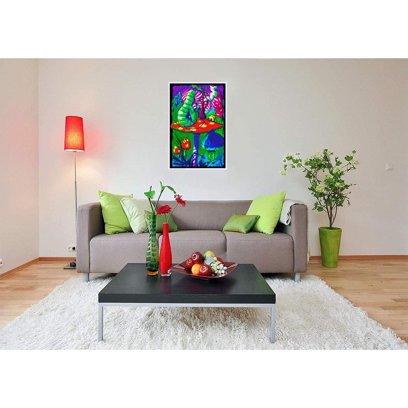 Alice in Wonderland - Laminated Non-Flocked Blacklight Poster - 24.5