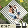 HX&OD HX&OD Outdoor Picnic Blanket Extra Large, 80x80 Waterproof Picnic