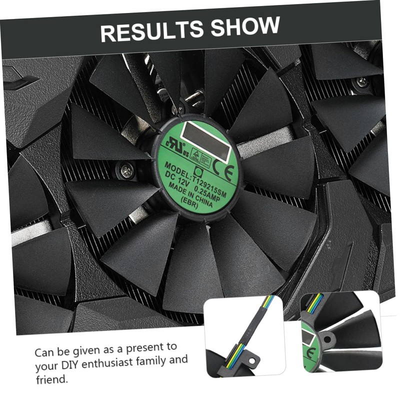 LABRIMP 1 Pair Graphics Card Cooling Fan Replacement GPU Air
