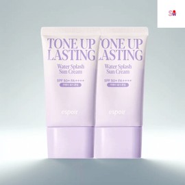 Espoir Tone Up Lasting Sun Cream SPF50+ PA ++++ 50mlx2 Quantity / 에스쁘아 톤업래스팅선크림 SPF50+ PA ++++ 50mlx2개 수량