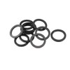 sourcingmap Rubber Flat Washers 40mm OD 30mm ID 3mm Thickness