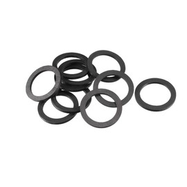 sourcingmap Rubber Flat Washers 40mm OD 30mm ID 3mm Thickness for Faucet Pipe Water Hose, Pack of 10