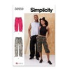 Simplicity UNISEX - Patrón de costura para pantalones, multicolor