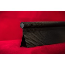 KederUk Awning Rail Piping 6mm Double Flap + Solid PVC Core Keder Camping/Tent Black