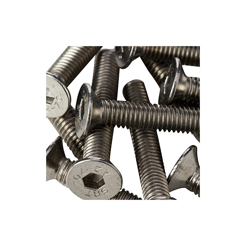 AHCA2 Stainless Steel Socket Countersunk Screw Allen Key Bolts M6