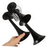 Alipis Super Loud Train Horn for Truck Triple Trumpets Air