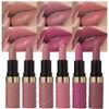 evpct- Juego de 6 pintalabios mate color piel, marrón, rosa,