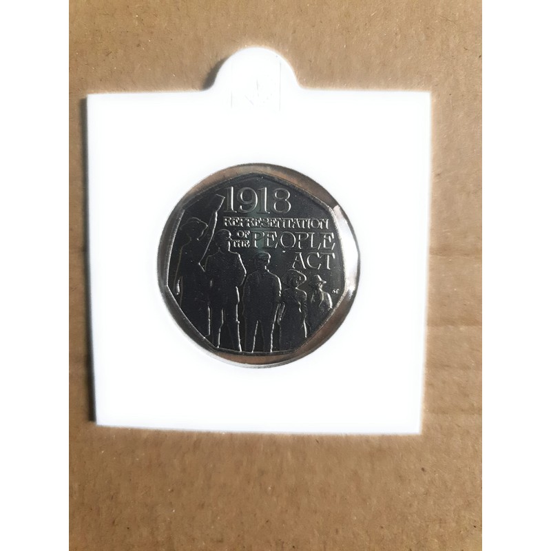 50p 2018 Representation of the People Act Uncirculated from Sealed