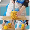 Pineapple cutter - steel - professional with accessory handle -