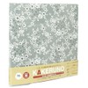 Nakabayashi Free Album Kaku-no Square M Rococo Flower Gray AKMFB-163-N