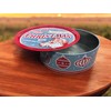 Holiday XL Round Cookie Tin with Tray Lid Santa -