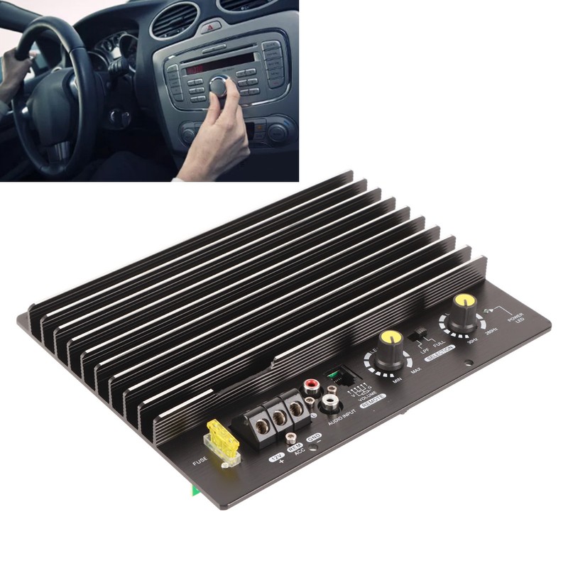 Car Amplifier Board 1000W High Power Aluminum Alloy Bass Subwoofer