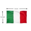 Italy Flag,3Ply 220D Nylon Boat Flags 12X18 inch, Double Sided