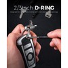 TISUR Titanium Key Ring, Stylish, Car Smart Key, 360° Rotating