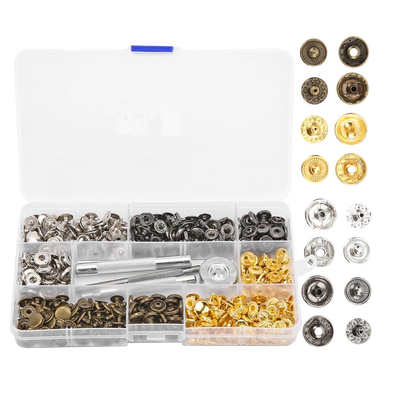 Sewing Buttons Practical Lightweight Iron Snaps Replaceable Clothes Decoration for