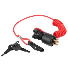 Ignition Switch, Ignition Key Switch & Safety Lead for Johnson Evinrude Boat 5005801
