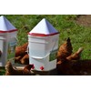 RentACoop 5 Gallon Chicken BPA-Free Plastic Bucket Waterer Set with