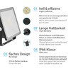 ledscom.de FLIN LED Garden Spotlight with Ground Spike and Plug
