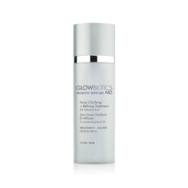 Glowbiotics Acne Clarifying + Refining Treatment: Probiotic Acne Control Gel with Salicylic Acid – Supports a Balanced, Refined Complexion, 1 Fl Oz