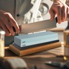 Knife Sharpening Stone Set, 4 Side KitGrit 400/1000/3000/8000 Waterstone, Whetstone