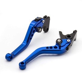 Krace Motorcycle Clutch Brake Levers Set Fit For Yamaha Yamaha YFZ 350 Banshee 2002 2003 2004 2005 2006 2007 2008 YBR250 FAZER 2007 2008 2009 2010 2011 2012 w. 7/8" 22mm Rubber Handlebar Hand Grips