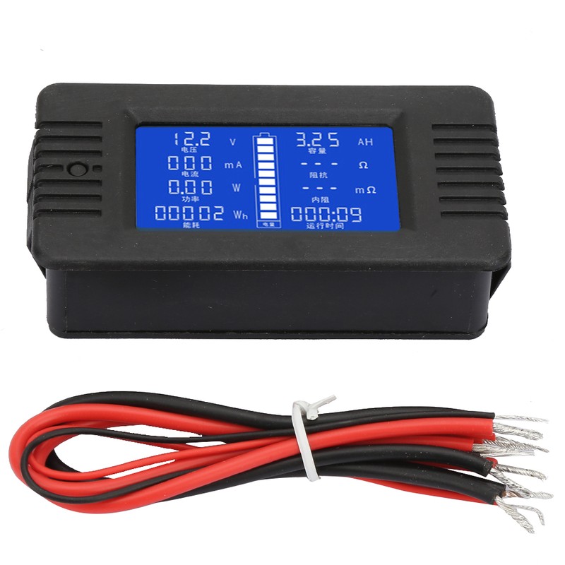 DC013 10A Multifunctional Battery Tester Electricity Meter for DC Voltage