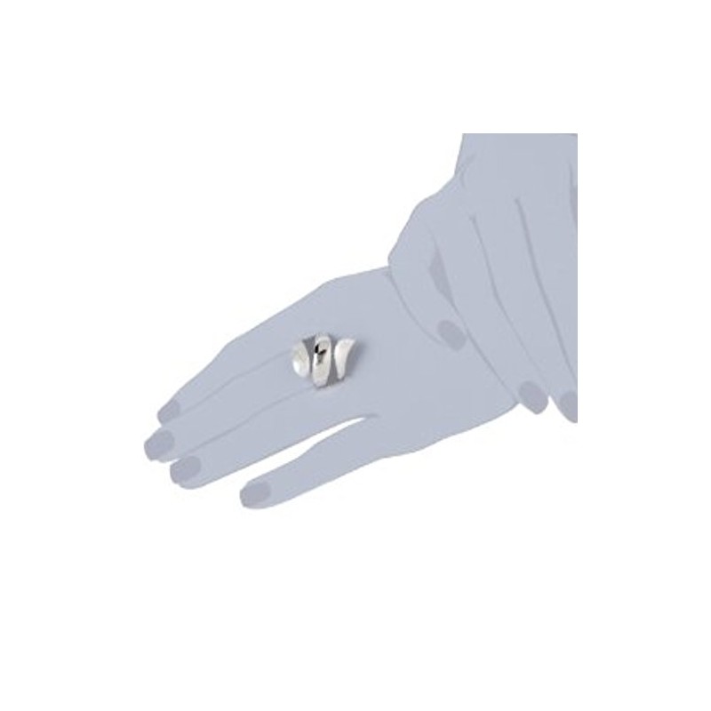 Vinani Snake Ring Twisted Shiny Brushed 925 Sterling Silver Snake