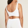 Boody Padded Shaper Crop Bra, Light Grey Marl / XS