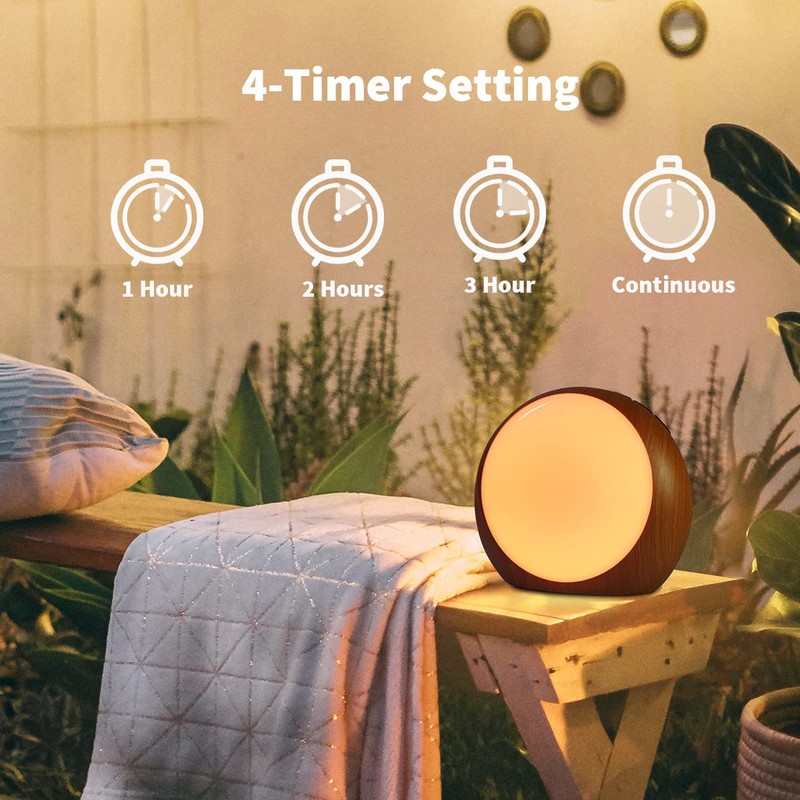 iDealSleep White Noise Machine with 30 Soothing Sounds & 12