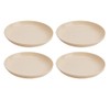 Captain Stag MP-109 Sun March Antibacterial Round Plate, 7.9 inches (20 cm), Set of 4