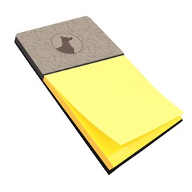 Mexican Hairless Dog Xolo in The Kitchen Sticky Note Holder