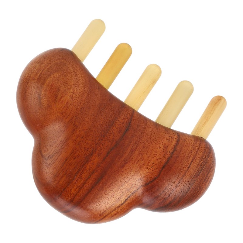 Rosewood Meridian Comb Wide Comb Teeth Reduce Stress Wooden Scalp