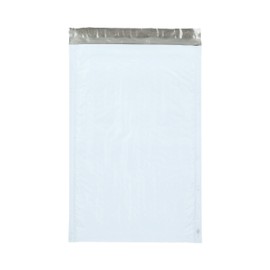 PSBM Bubble Poly Mailers, 9.5x14.5 Inch, 200 Pack, Padded Shipping Envelope Mailers, White/Grey, Self Seal and Peel Strip