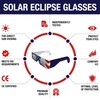 Solar Eclipse Glasses Flag 5 Pack with Lens