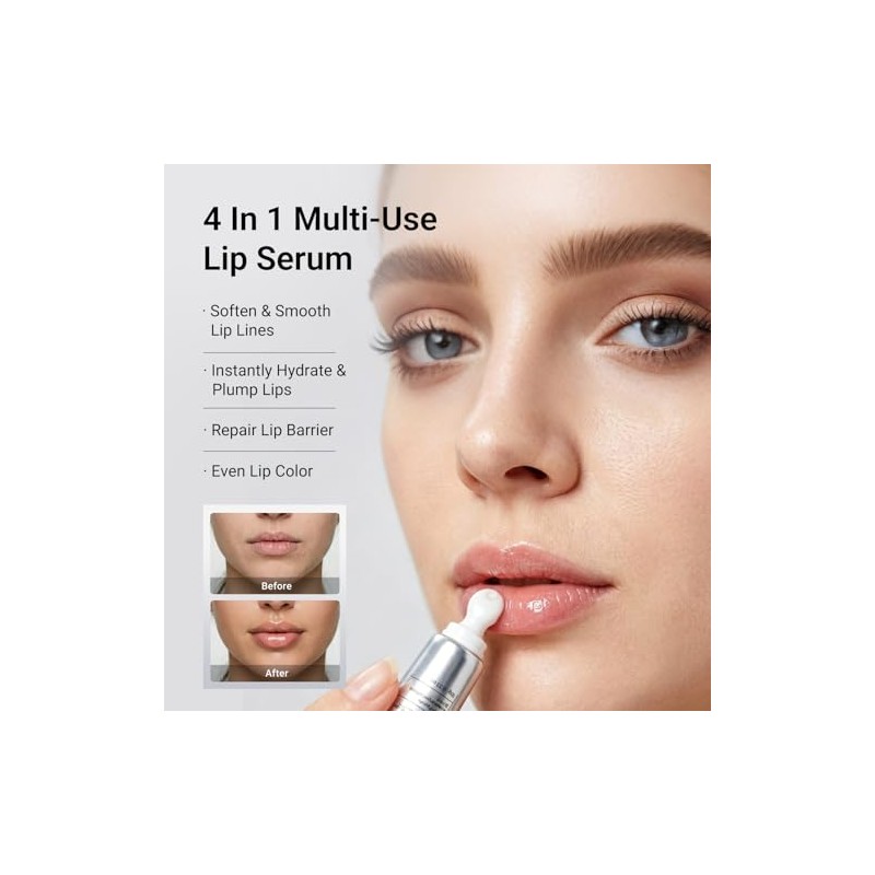 Dr.Leo Suero Labial Multipeptídico, Bálsamo Labial Anti-edad Hidratante Voluminizador Piel