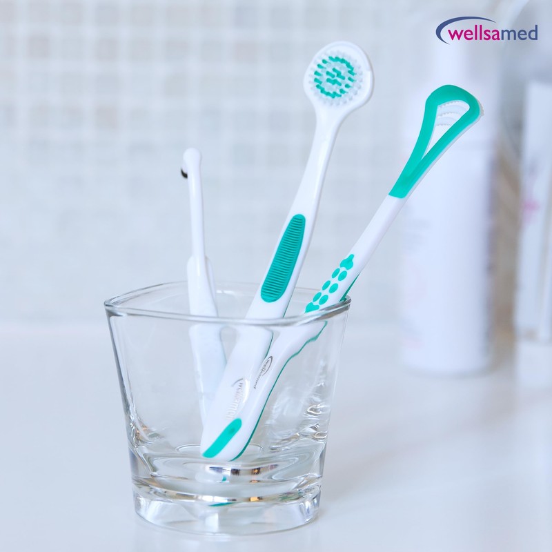 Wellsamed Tongue Brush Tongue Brush for Effective Fighting of Tongue