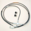 R&C Front Braided Brake Hose Line for Can-Am Renegade 850