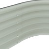 Galvanized Steel Gray 63"x31.5"x17.3" Garden Raised Bed Premium Garden SuppliesColor: