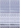 Heart Nail Art Stickers - French Lines Nail Decals with
