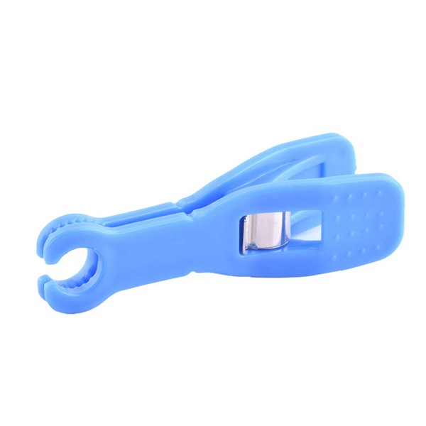 Body Piercing Clamp Tool Disposable Round Needle Slot for Pliers Clamp Clip Nose Navel Piercing Tattoo Supplies, Plastic