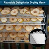 uxcell 15.7 x 15.7" Silicone Dehydrator Sheets, 5 Pcs Non-Stick