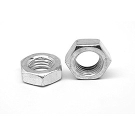 #8-32 x 1/4" x 3/32" Coarse Thread Hex Machine Screw Nut Extra Small Pattern Low Carbon Steel Zinc Plated Pk 100