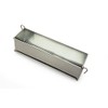 Pate Terrine Mold with hinges, Tinned Steel, 3" Wide x 3" High - 20" Long