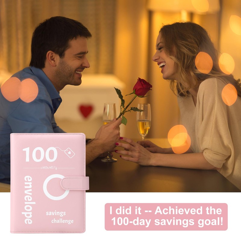 Money Saving Budget Planner, 100 Envelope Challenge Binders, A5 Budget