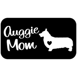 Auggie Mom Dog Decal Sticker for Car Window 8 Inch BG 419