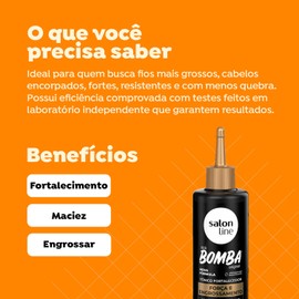 Salon Line Salon Line - Linha SOS Bomba (Forca e Engrossamento) - Tonico Fortalecedor 100 Ml - (SOS Bomb (Strength and Thickening) - Strengthening Tonic 3.38 Fl Oz)
