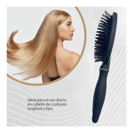 Cepillo para cabello PERKS Signature Professional Series Acolchonado ovalado, negro