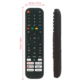 VINABTY EN2ZF30 Universal Replacement Remote Control Suitable for Hisense/AntteQ TV AV24H3 AV32D1 AV32H3 AV42F3 AV50D1 AG24N1C AG24F1DCU AG32H3 AG42F3 AB24F1D AB32D1 AB42D1 AB50D AB501 AG50D1