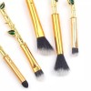 New Beauty Cosmetic Makeup Brushes Red Rose Golden Stem 5pc